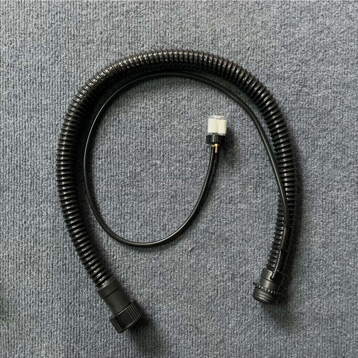 Forced gas intake device air duct