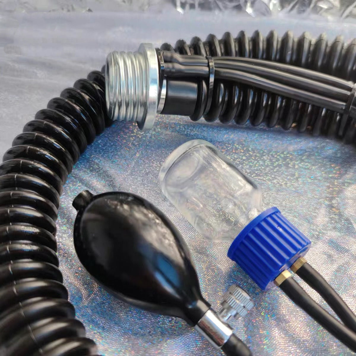 Manual odor delivery tube