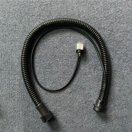 Forced gas intake device air duct